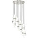 Cayden 11 Light 24 inch Brushed Nickel Chandelier Ceiling Light