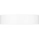 Kawan LED 12 inch Matte White and Modern Gold Flush Mount Ceiling Light