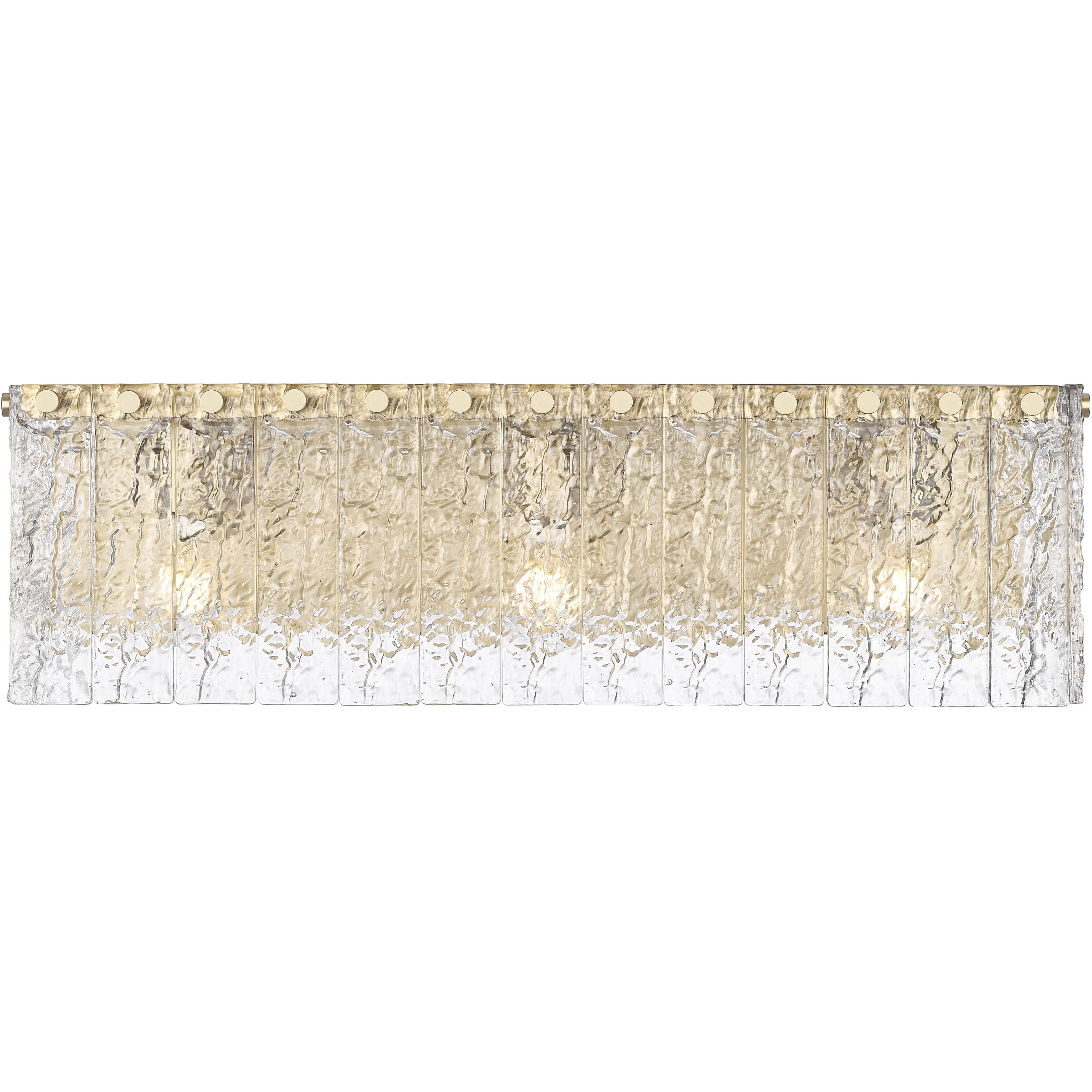 Glacier 3 Light 24 inch Modern Gold Vanity Wall Light