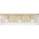 Glacier 3 Light 24 inch Modern Gold Vanity Wall Light