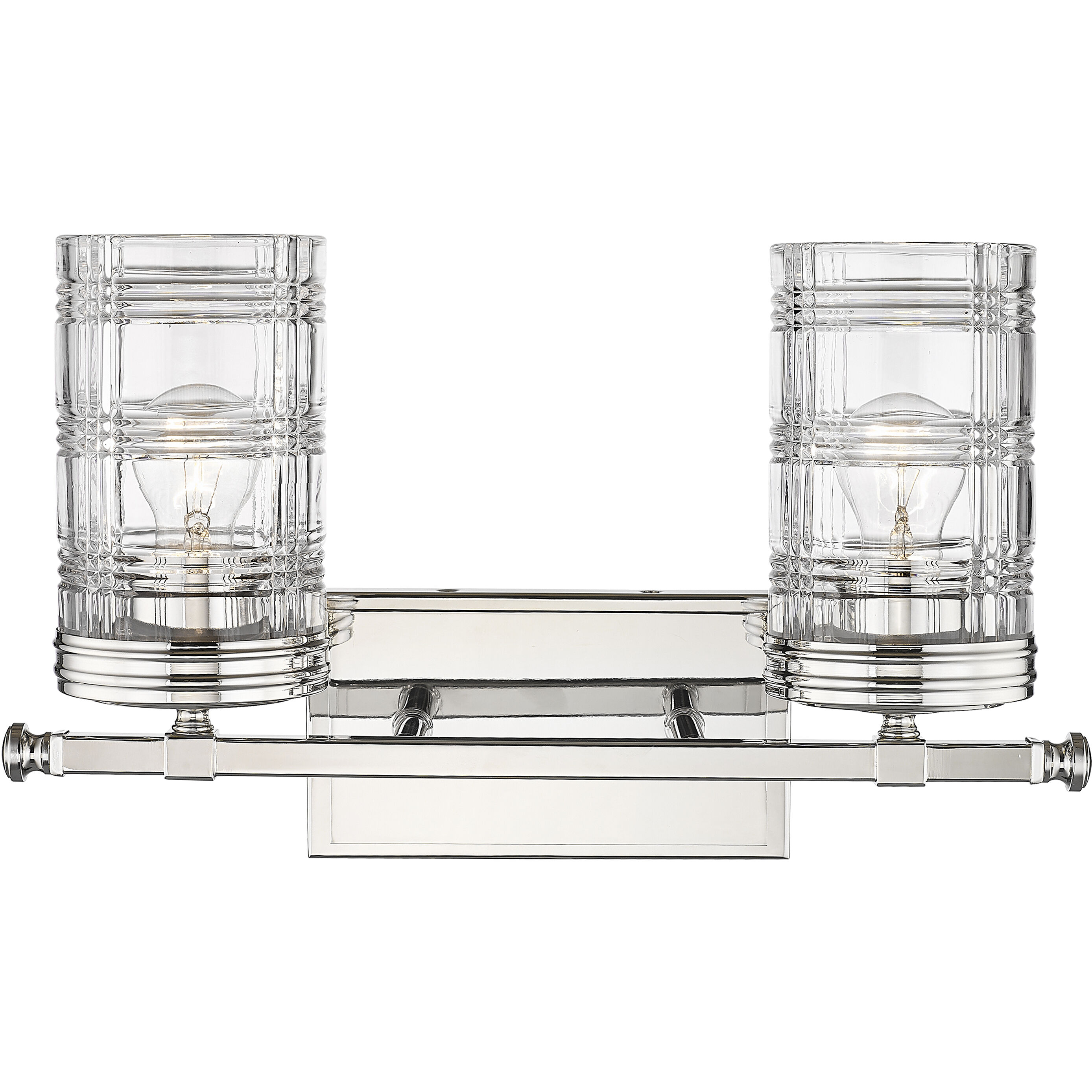 Archer 2 Light 17.75 inch Polished Nickel Vanity Wall Light