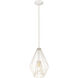 Quintus 1 Light 12.25 inch Gloss White Pendant Ceiling Light