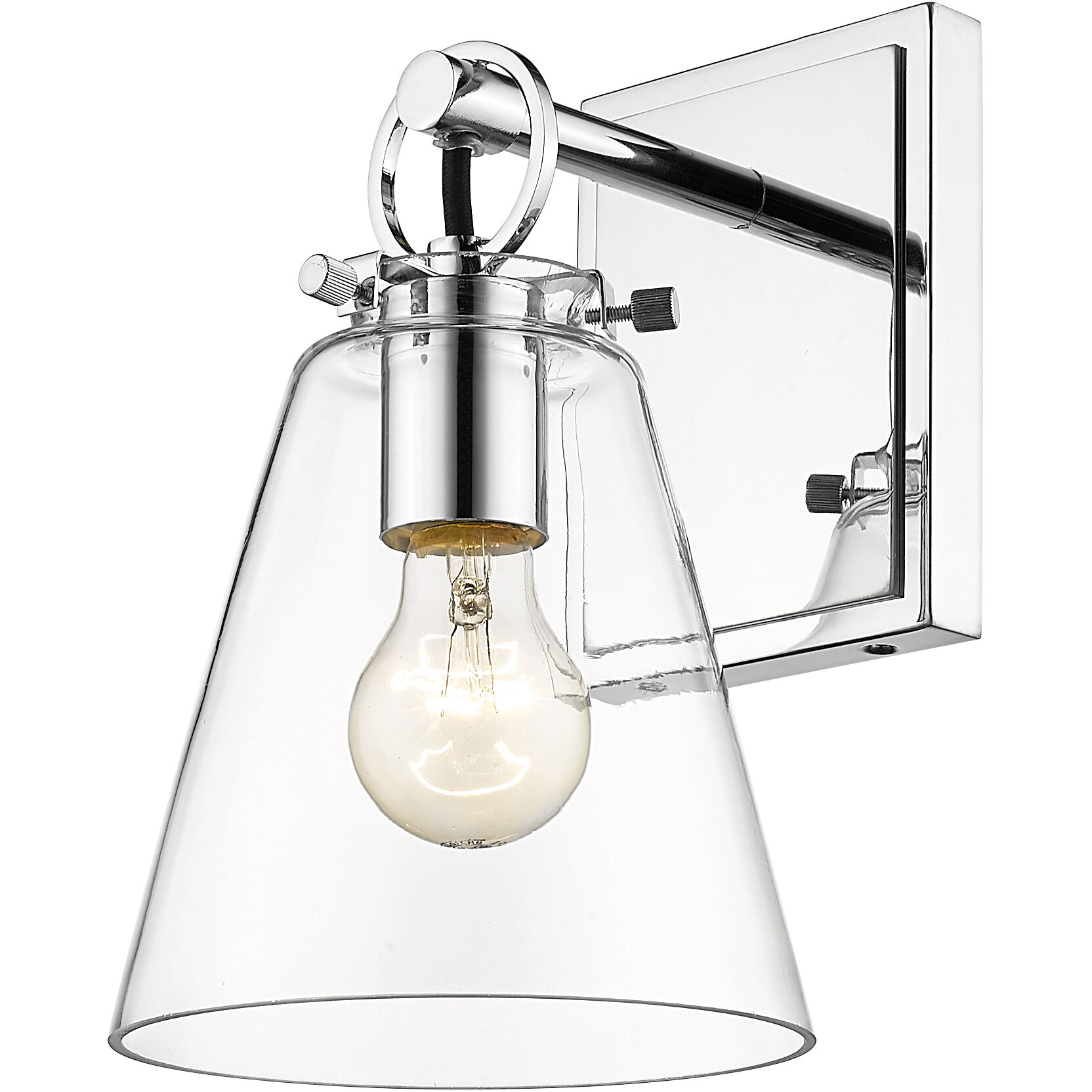 Harper 1 Light 6.5 inch Chrome Wall Sconce Wall Light