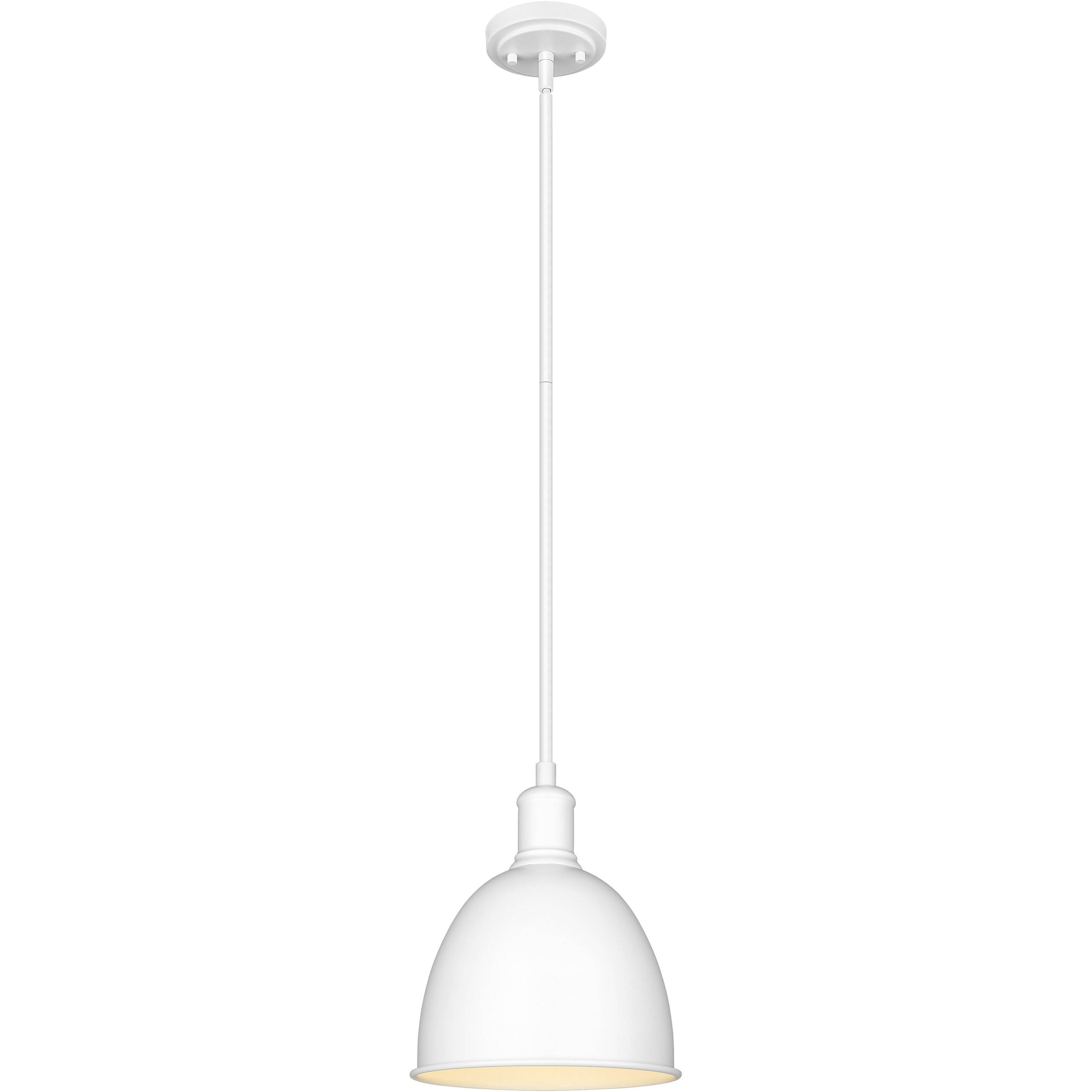Sawyer 1 Light 8.25 inch Satin White Pendant Ceiling Light