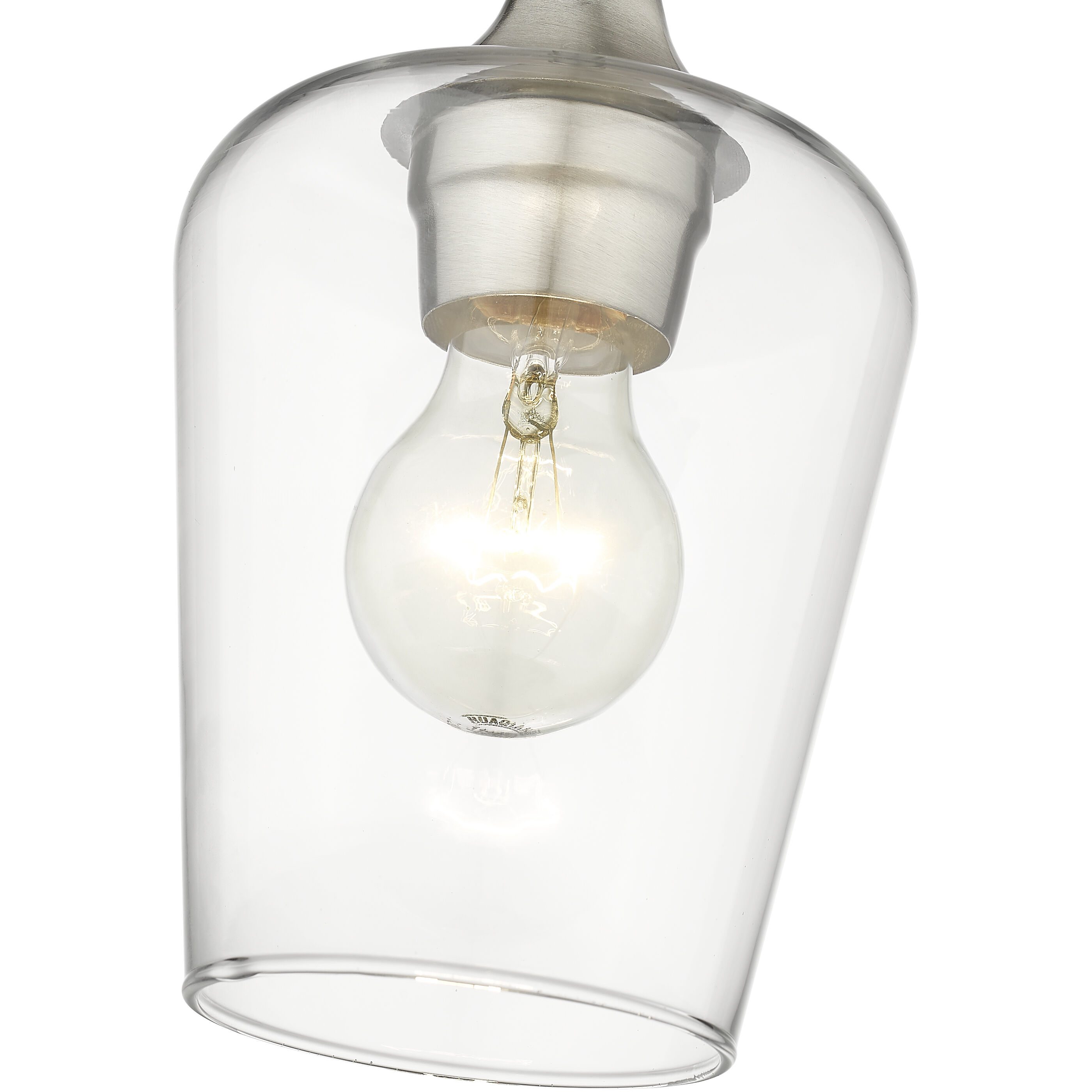 Joliet 1 Light 5.5 inch Brushed Nickel Flush Mount Ceiling Light