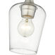 Joliet 1 Light 5.5 inch Brushed Nickel Flush Mount Ceiling Light