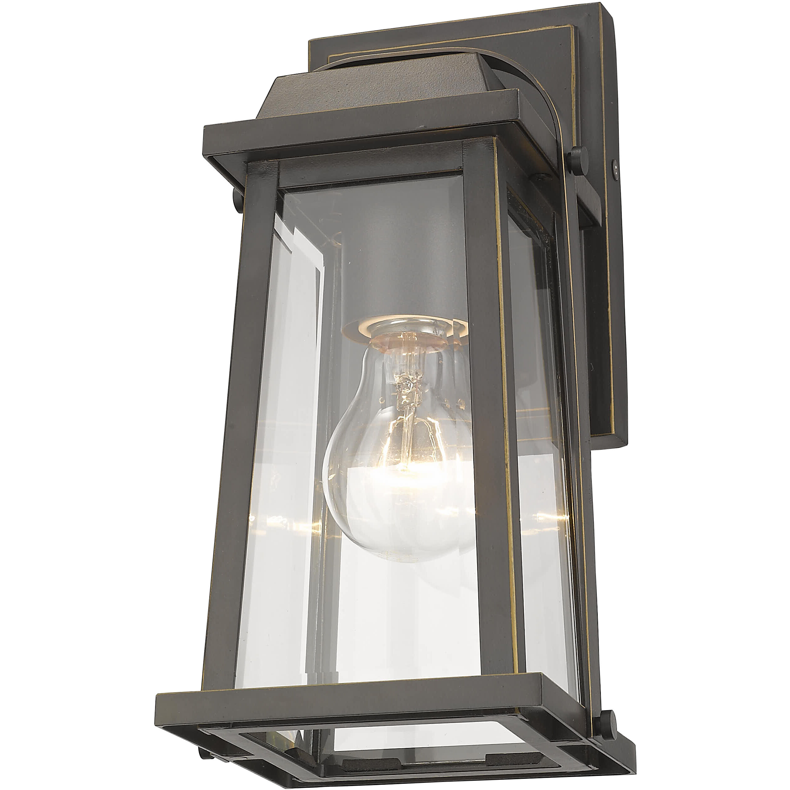 Millworks Outdoor Wall Light in Oil Rubbed Bronze