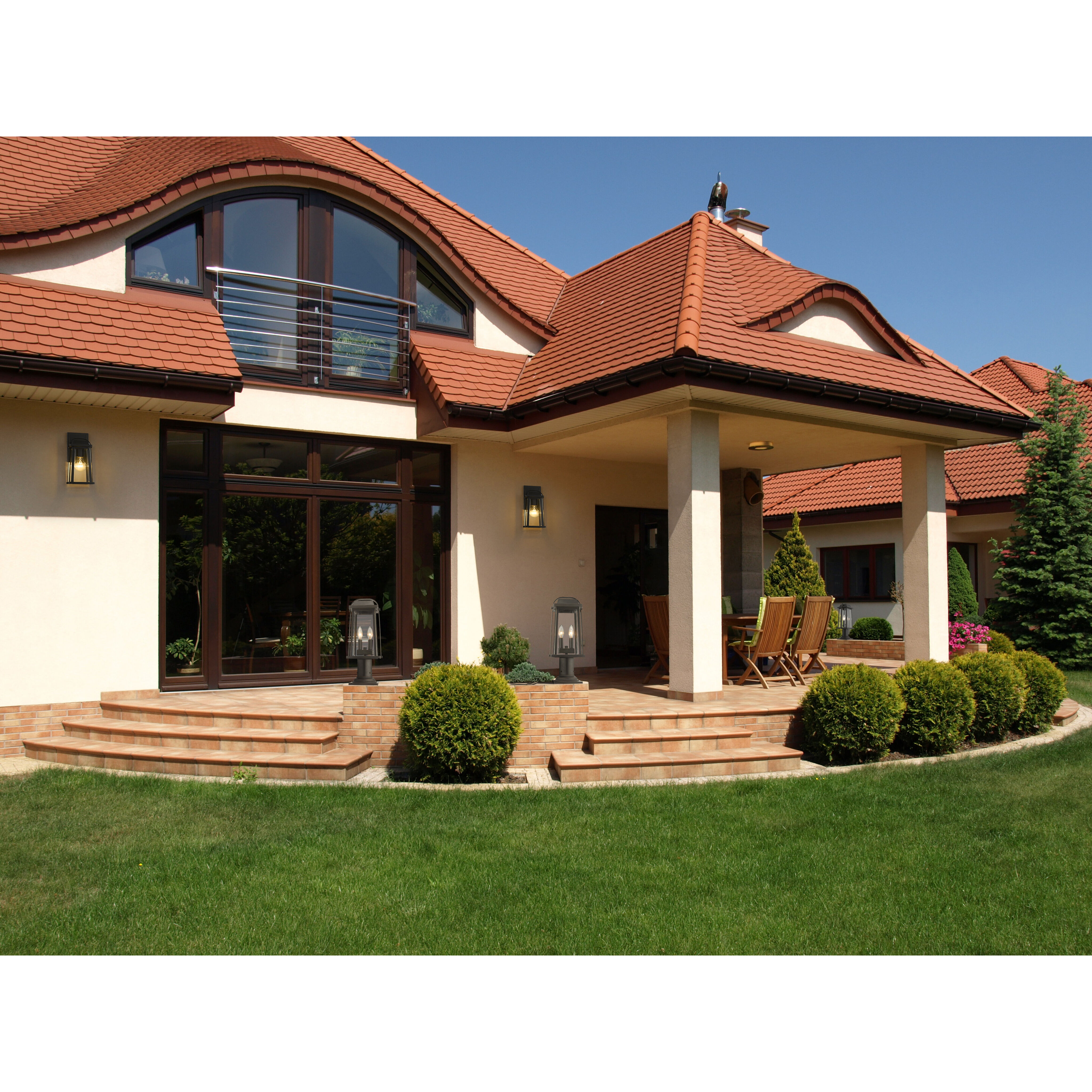 Millworks Outdoor Wall Light in Oil Rubbed Bronze