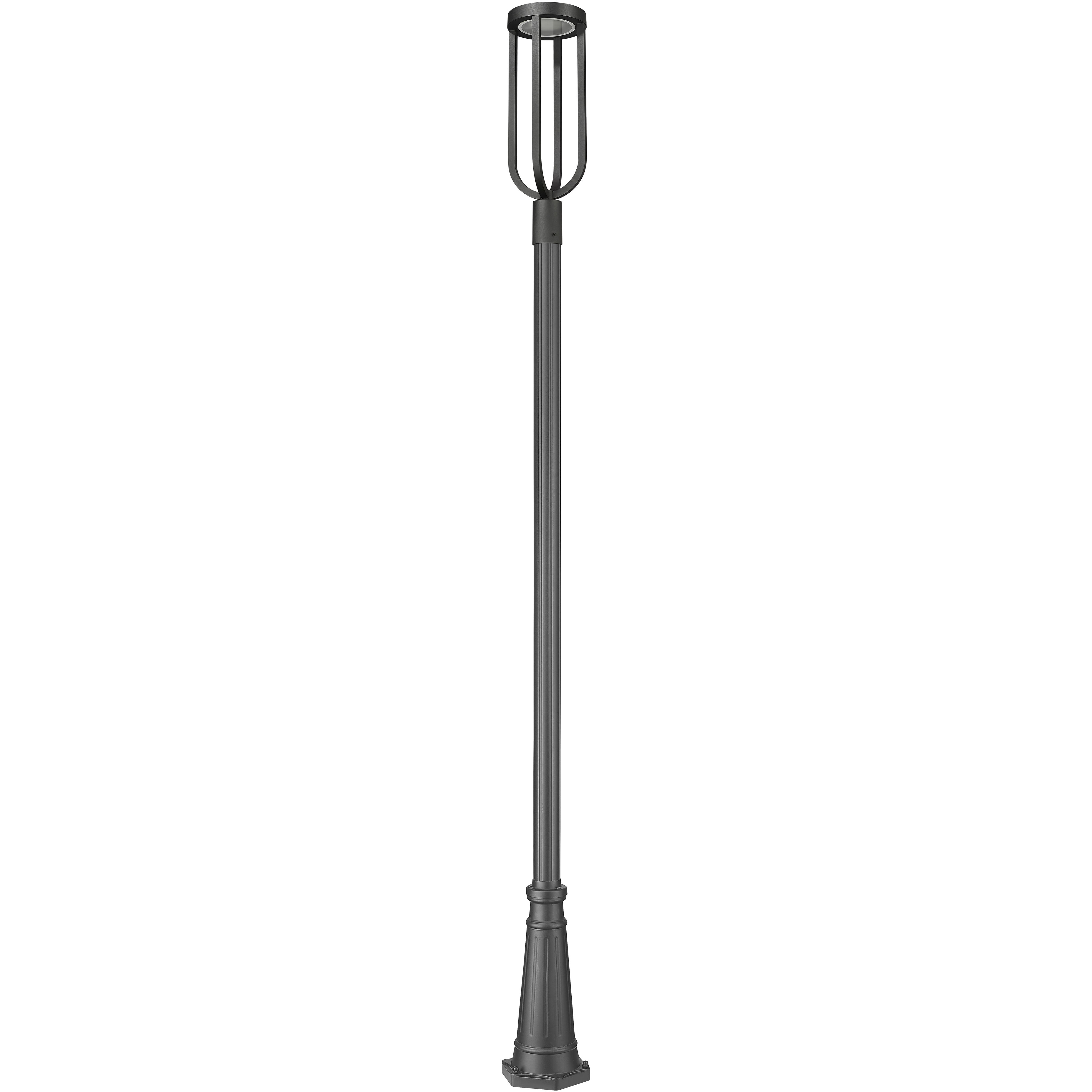 Leland LED 117.75 inch Sand Black Outdoor Post Mounted Fixture