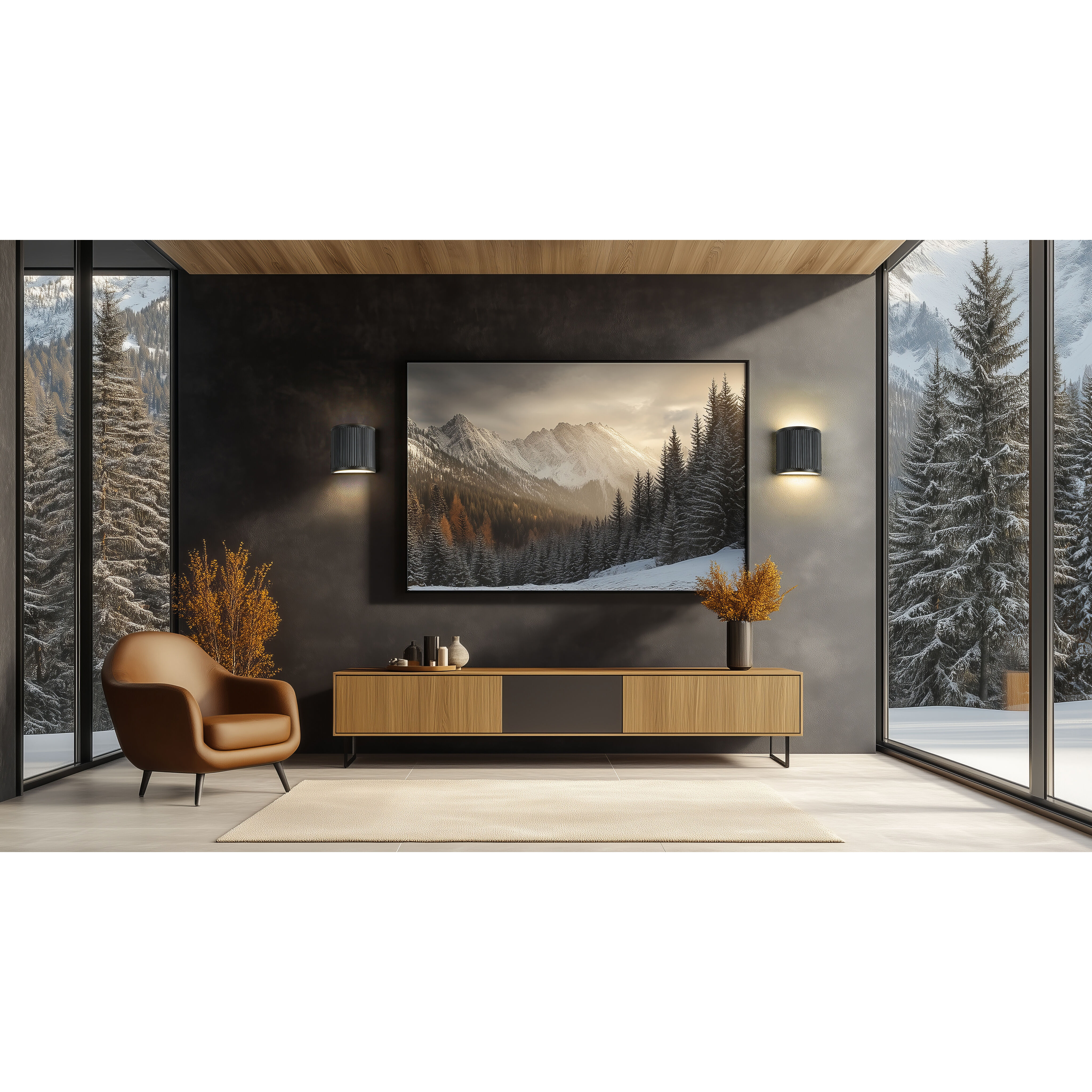 Stari Wall Sconce Wall Light in Matte Black