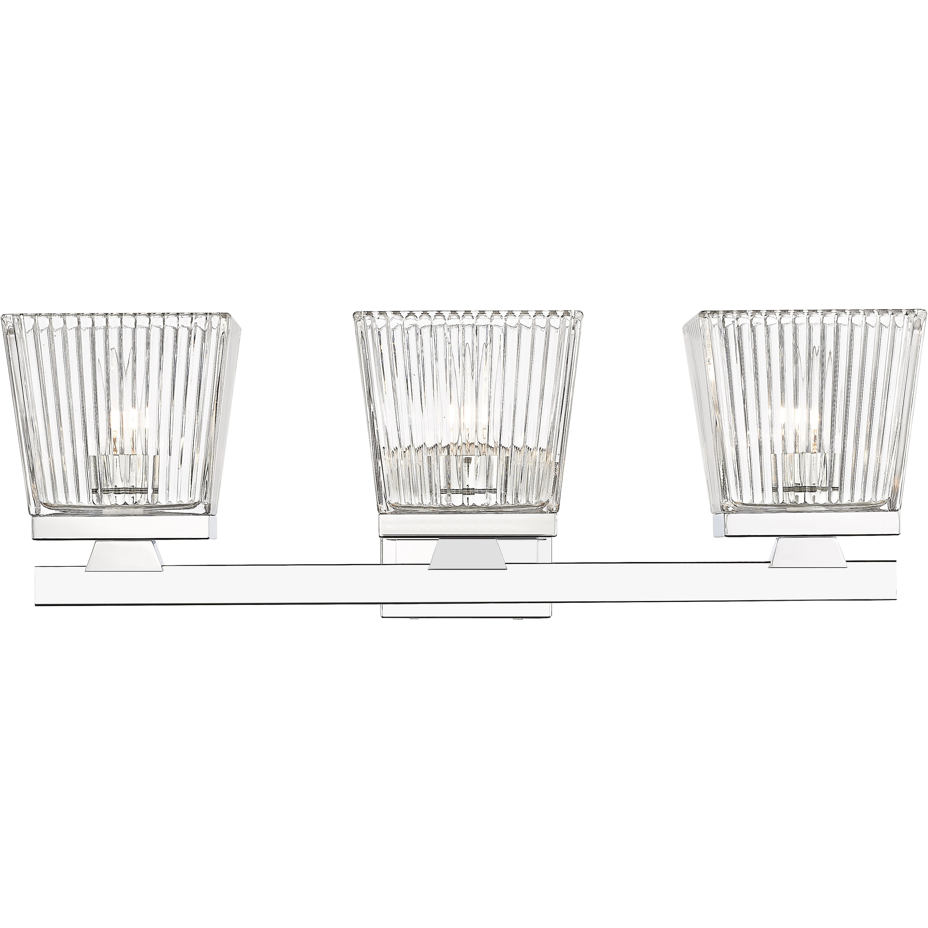 Astor 3 Light 23 inch Chrome Vanity Wall Light