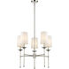 Emily 5 Light 28 inch Polished Nickel Chandelier Ceiling Light
