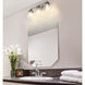 Vaughn 3 Light 22.5 inch Brushed Nickel Vanity Wall Light