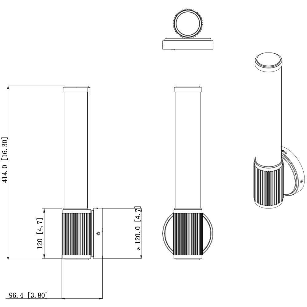 Solange Wall Sconce Wall Light in Chrome