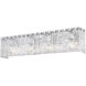 Glacier 4 Light 31.25 inch Chrome Vanity Wall Light