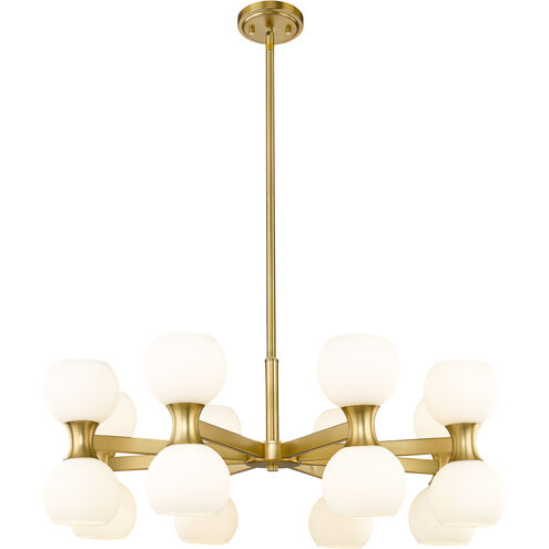 Artemis 16 Light 32 inch Modern Gold Chandelier Ceiling Light