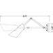 Julia 1 Light 5.25 inch Modern Gold Wall Sconce Wall Light