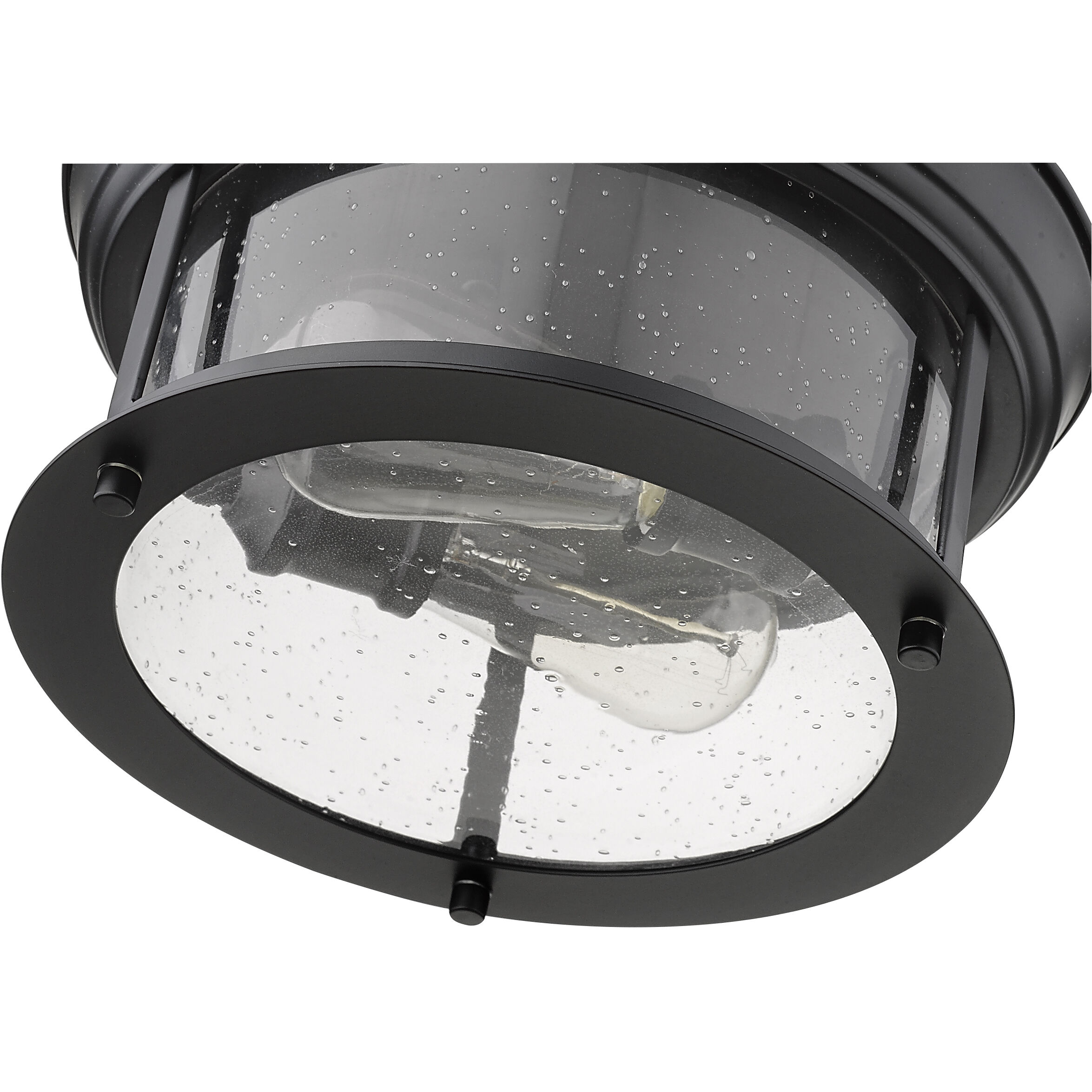 Sonna 2 Light 11 inch Matte Black Flush Mount Ceiling Light