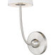 Shannon 1 Light 5.25 inch Brushed Nickel Wall Sconce Wall Light