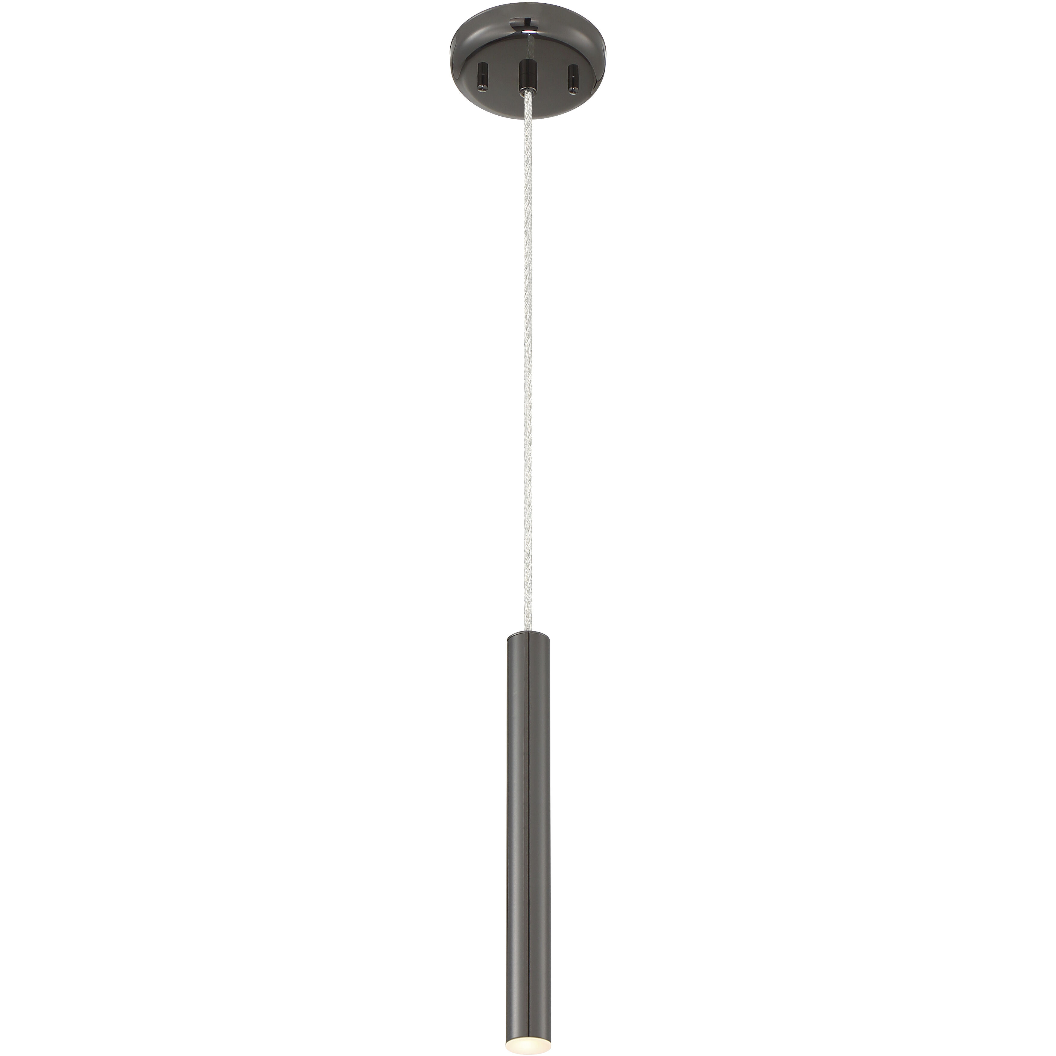 Forest LED 4.75 inch Pearl Black Pendant Ceiling Light in Pearl Black Steel