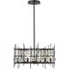 Garroway 6 Light 24 inch Matte Black Chandelier Ceiling Light