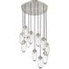 Arden 11 Light 24 inch Brushed Nickel Chandelier Ceiling Light