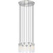 Beau 11 Light 24 inch Brushed Nickel Chandelier Ceiling Light