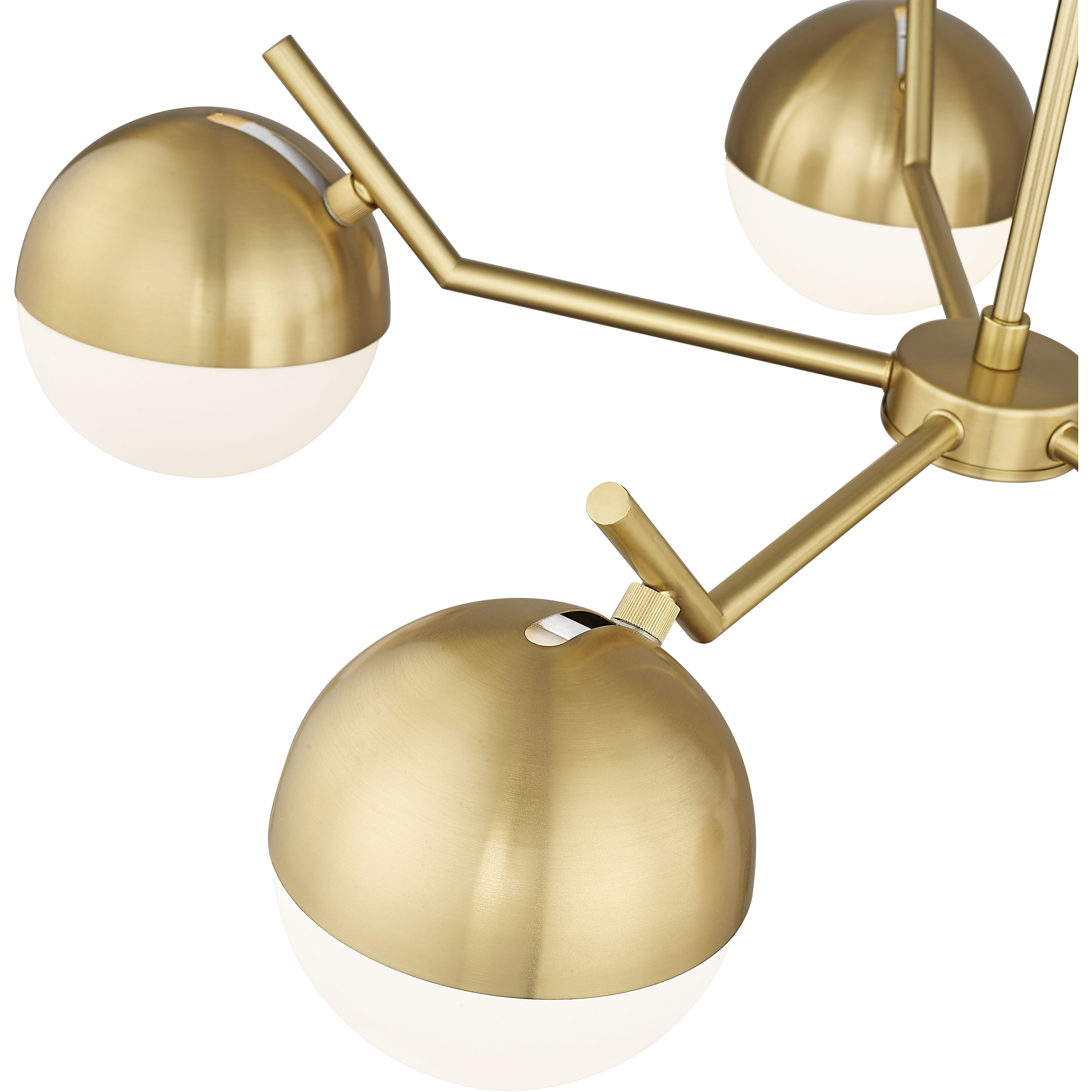 Realm Sphere 5 Light 32 inch Modern Gold Chandelier Ceiling Light