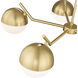 Realm Sphere 5 Light 32 inch Modern Gold Chandelier Ceiling Light