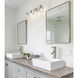 Analia 4 Light 36 inch Brushed Nickel Vanity Wall Light