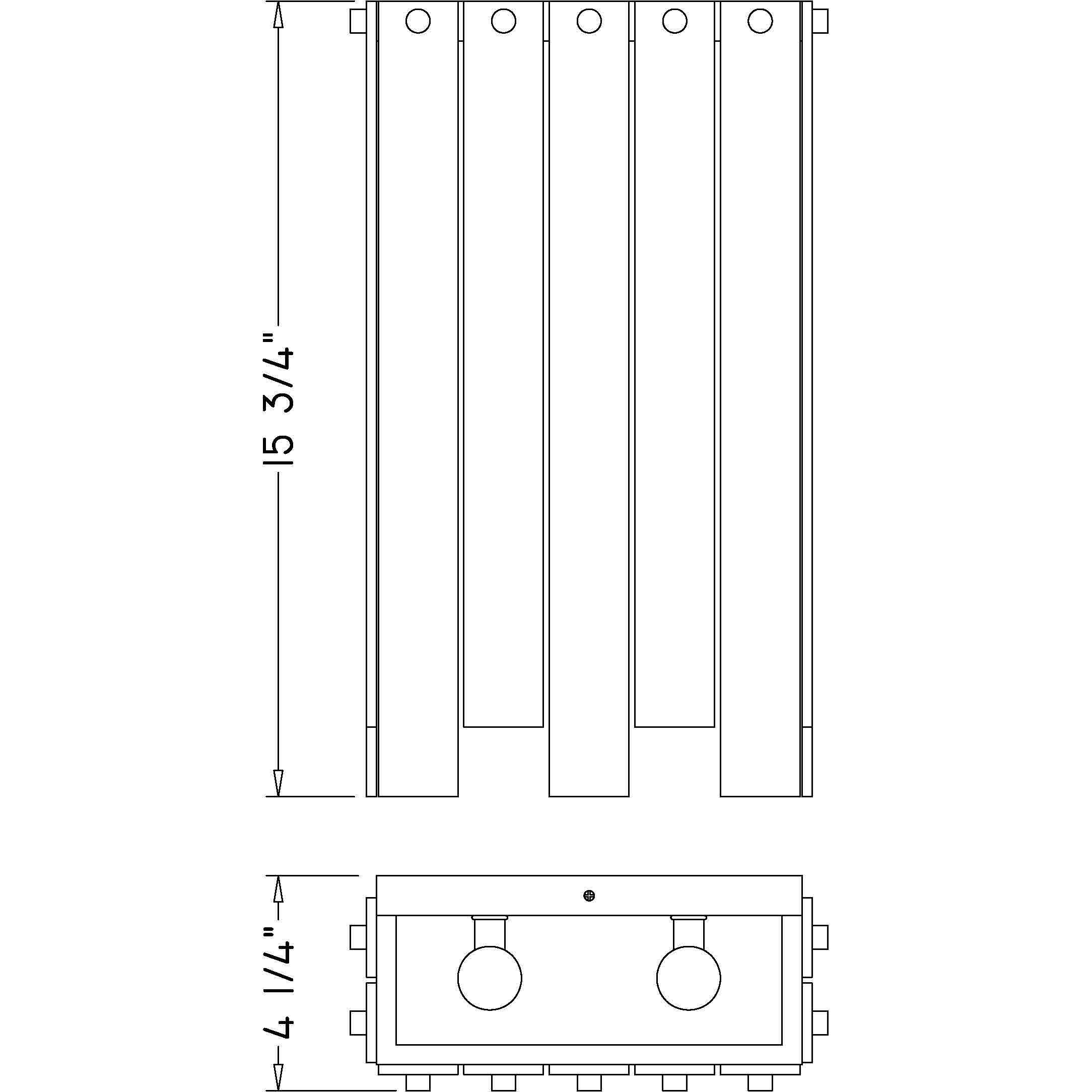 Viviana 4 Light 9.5 inch Rubbed Brass Wall Sconce Wall Light