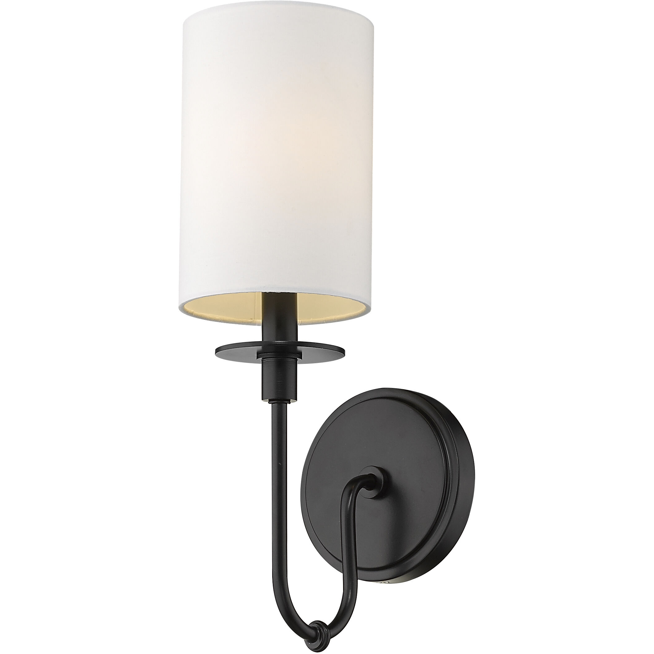 Ella 1 Light 5 inch Matte Black Wall Sconce Wall Light