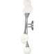 Tian 6 Light 15 inch Brushed Nickel Wall Sconce Wall Light in G9