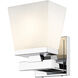 Astor 1 Light 5.75 inch Chrome Wall Sconce Wall Light