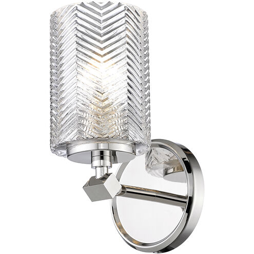 Dover Street 1 Light 4.75 inch Polished Nickel Wall Sconce Wall Light