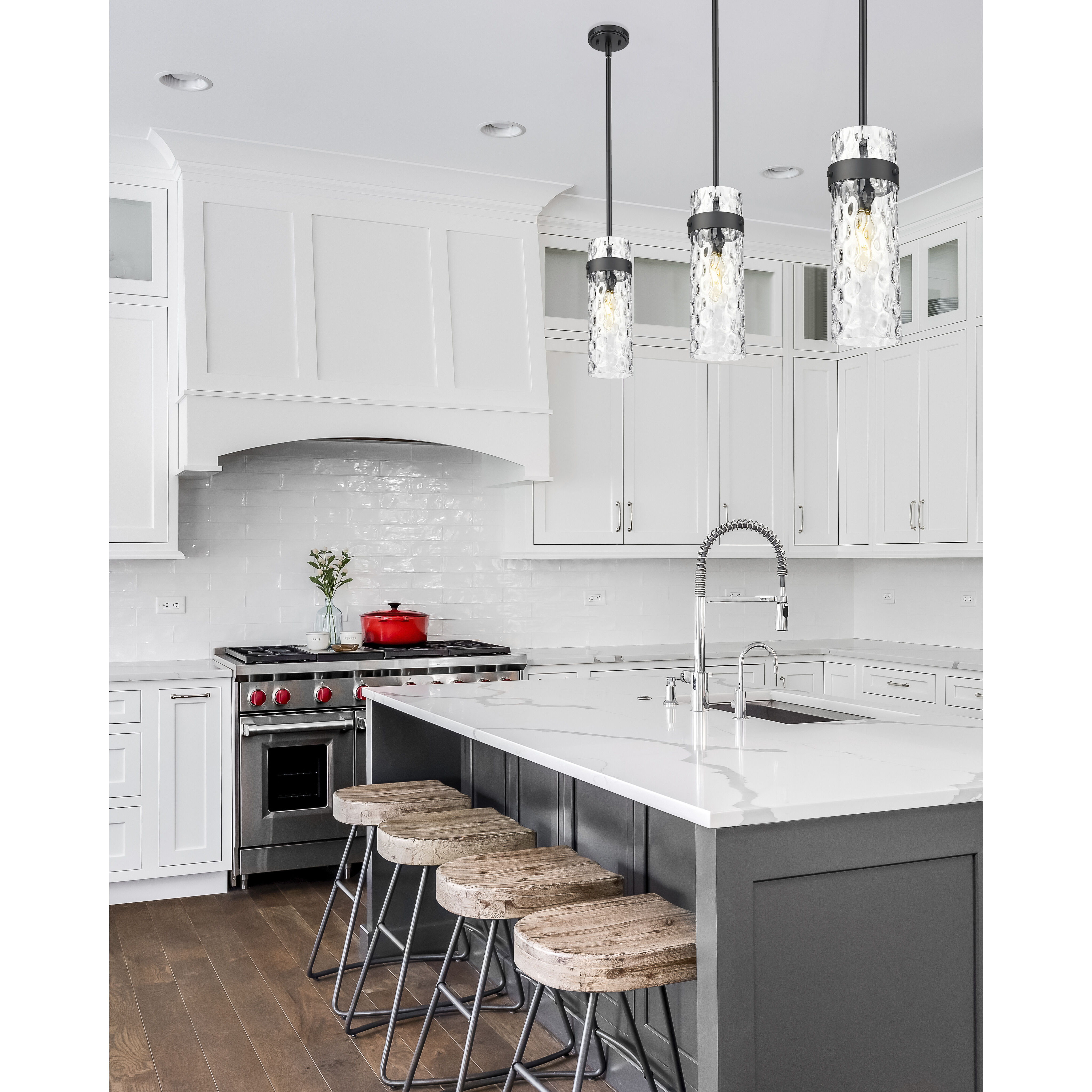 Fontaine 1 Light 5.75 inch Matte Black Pendant Ceiling Light