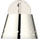Katie 1 Light 8 inch Polished Nickel Wall Sconce Wall Light