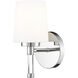 Henri Vanity Wall Light in Chrome