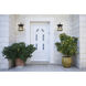 Rainer Outdoor Wall Light in Black, G9