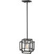 Titania 1 Light 8.5 inch Black and Brushed Nickel Pendant Ceiling Light