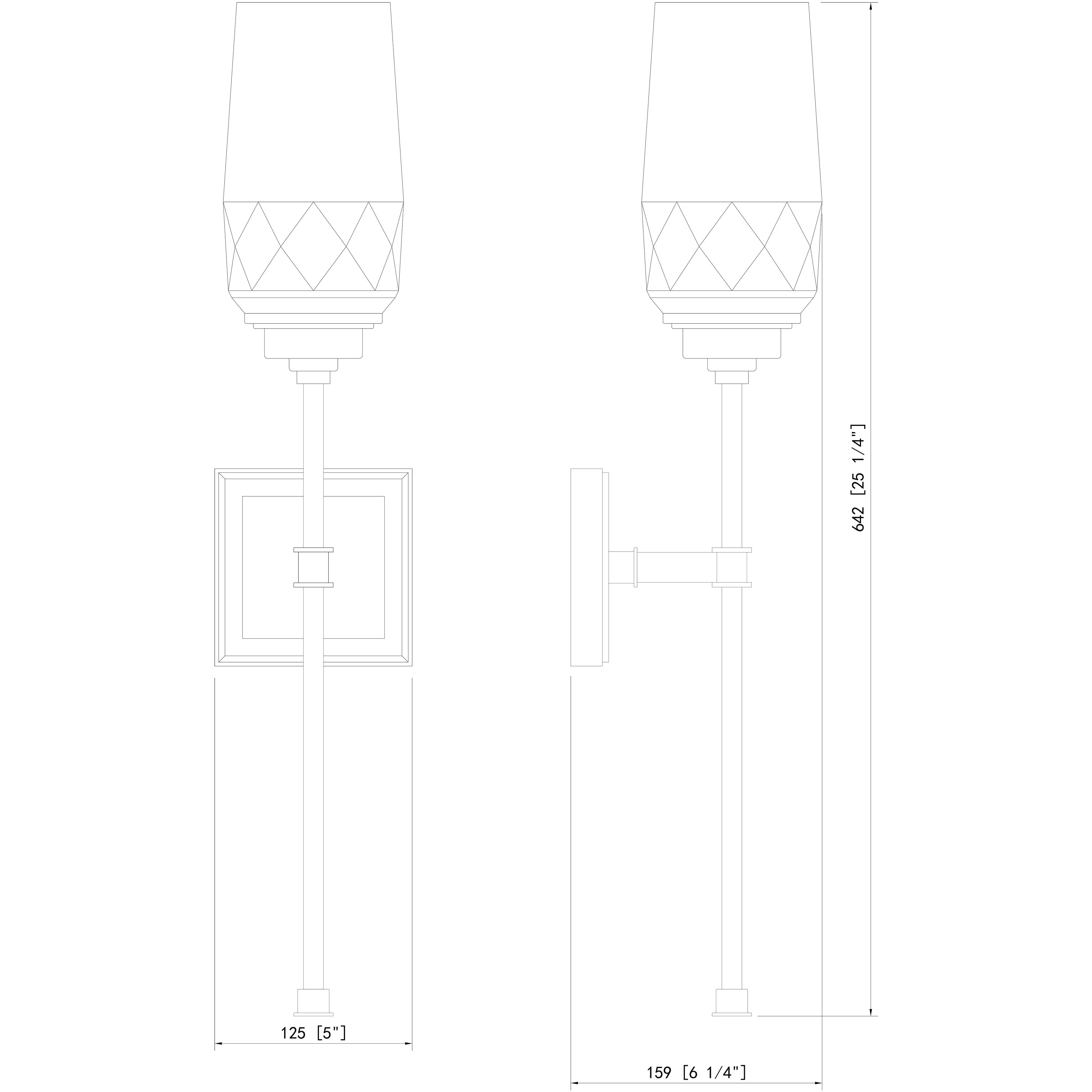 Cosmo Wall Sconce Wall Light in Matte Black