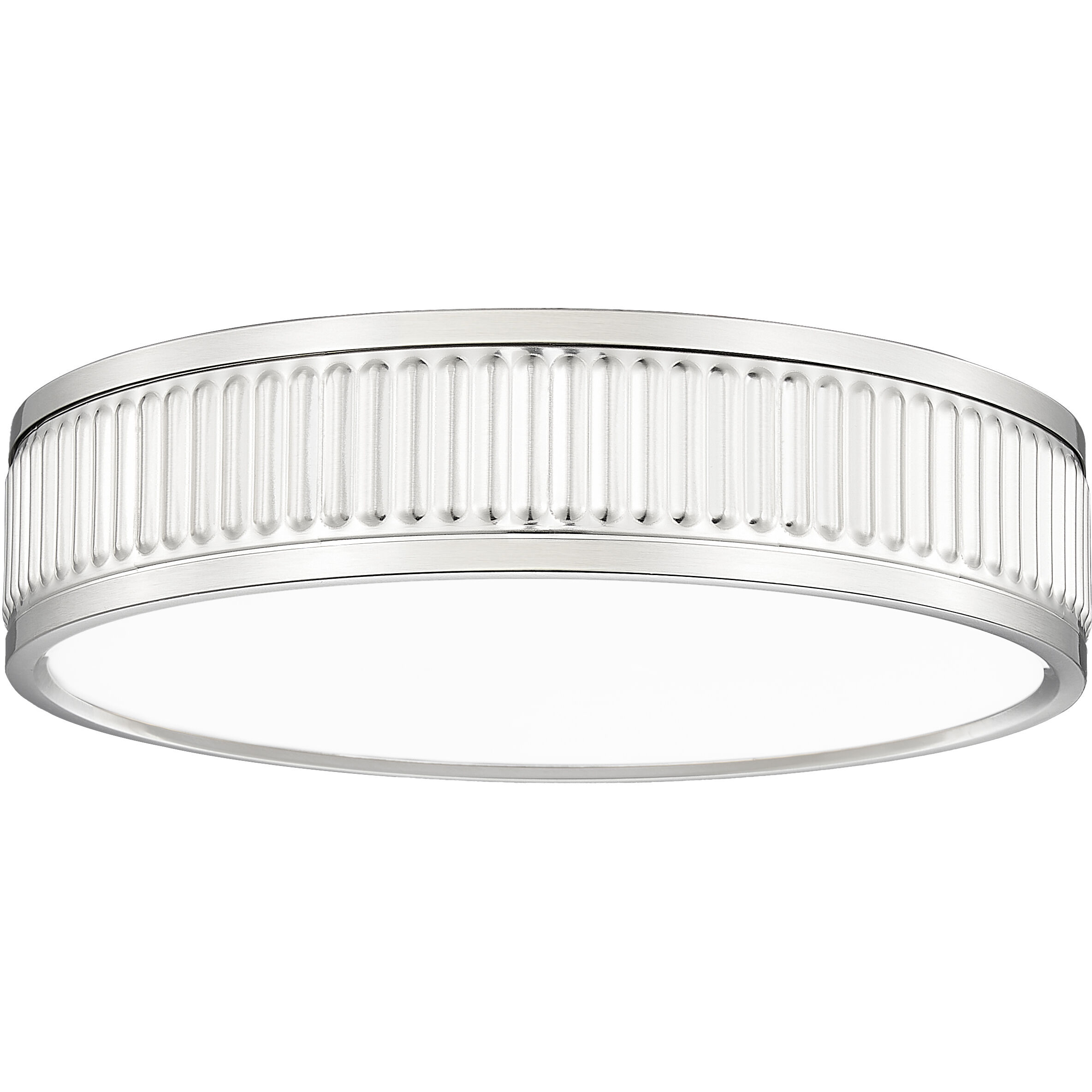 Stari LED 12.75 inch Brushed Nickel Flush Mount Ceiling Light