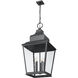 Raphael 5 Light 18 inch Sand Black Outdoor Chain Mount Ceiling Fixture in Soft Sand Black