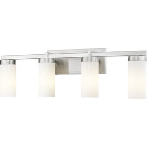 Danica 4 Light 29.5 inch Brushed Nickel Bath Vanity Light Wall Light