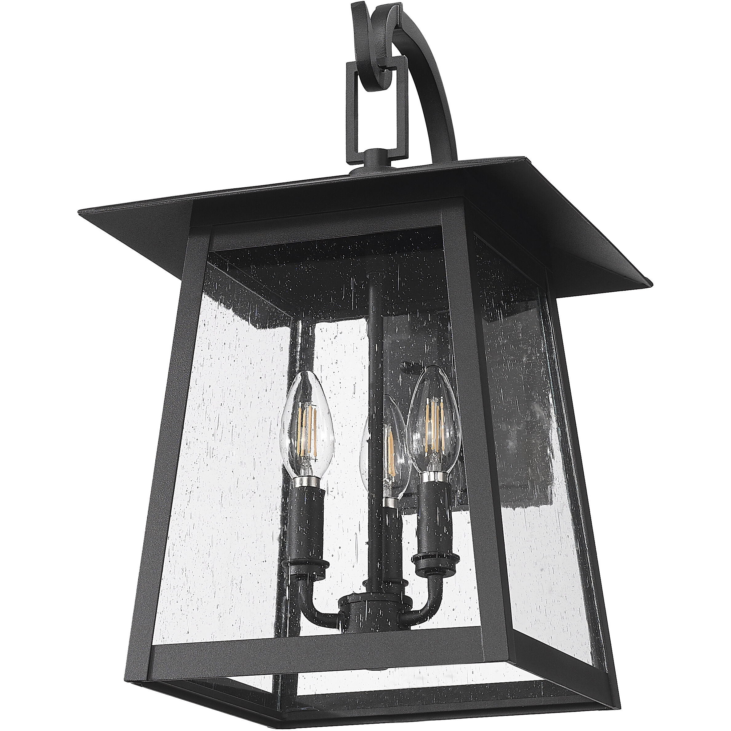 Rainer Outdoor Wall Light in Black, G9