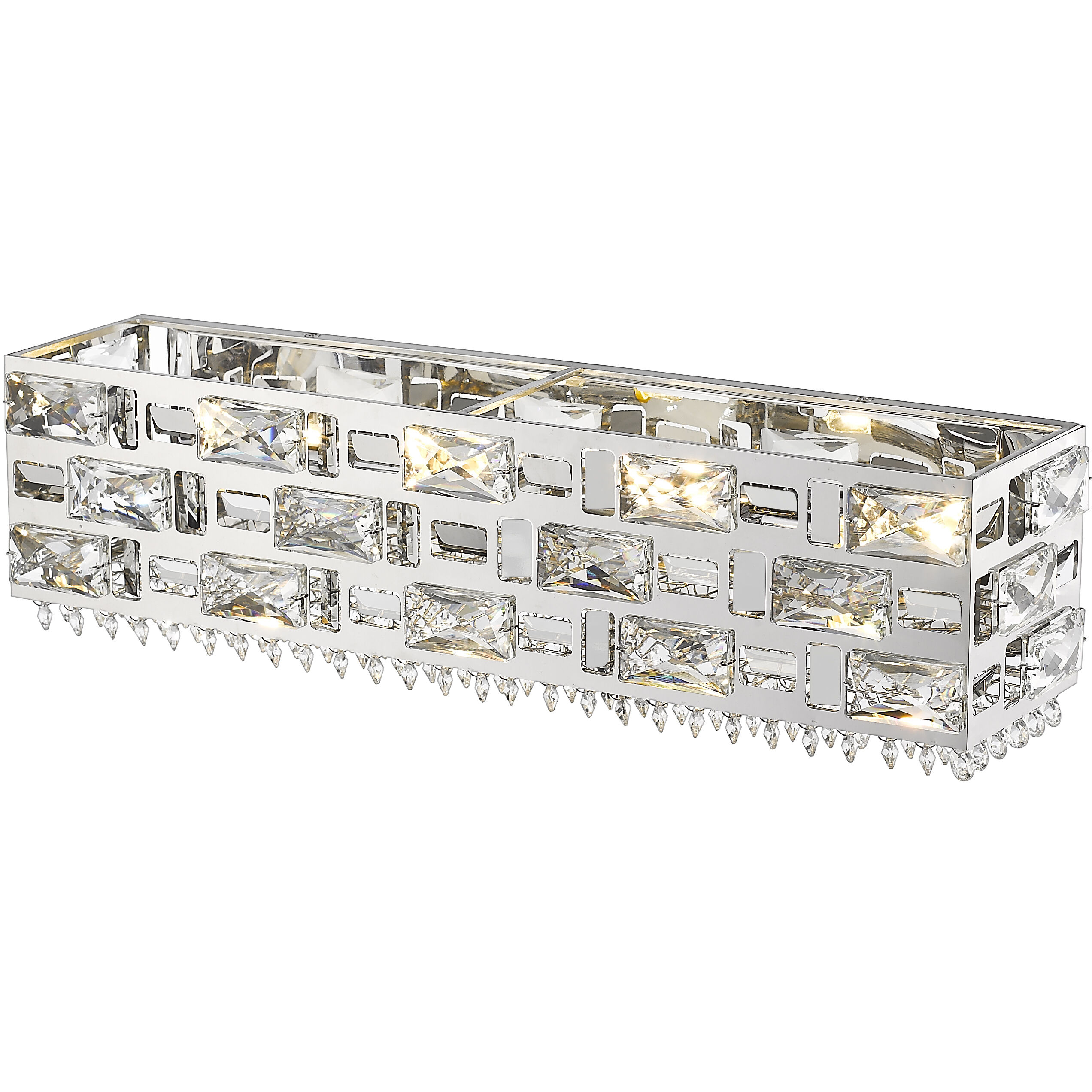 Aludra 4 Light 21 inch Chrome Vanity Wall Light in G9