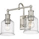 Bryant 2 Light 16 inch Brushed Nickel Vanity Wall Light