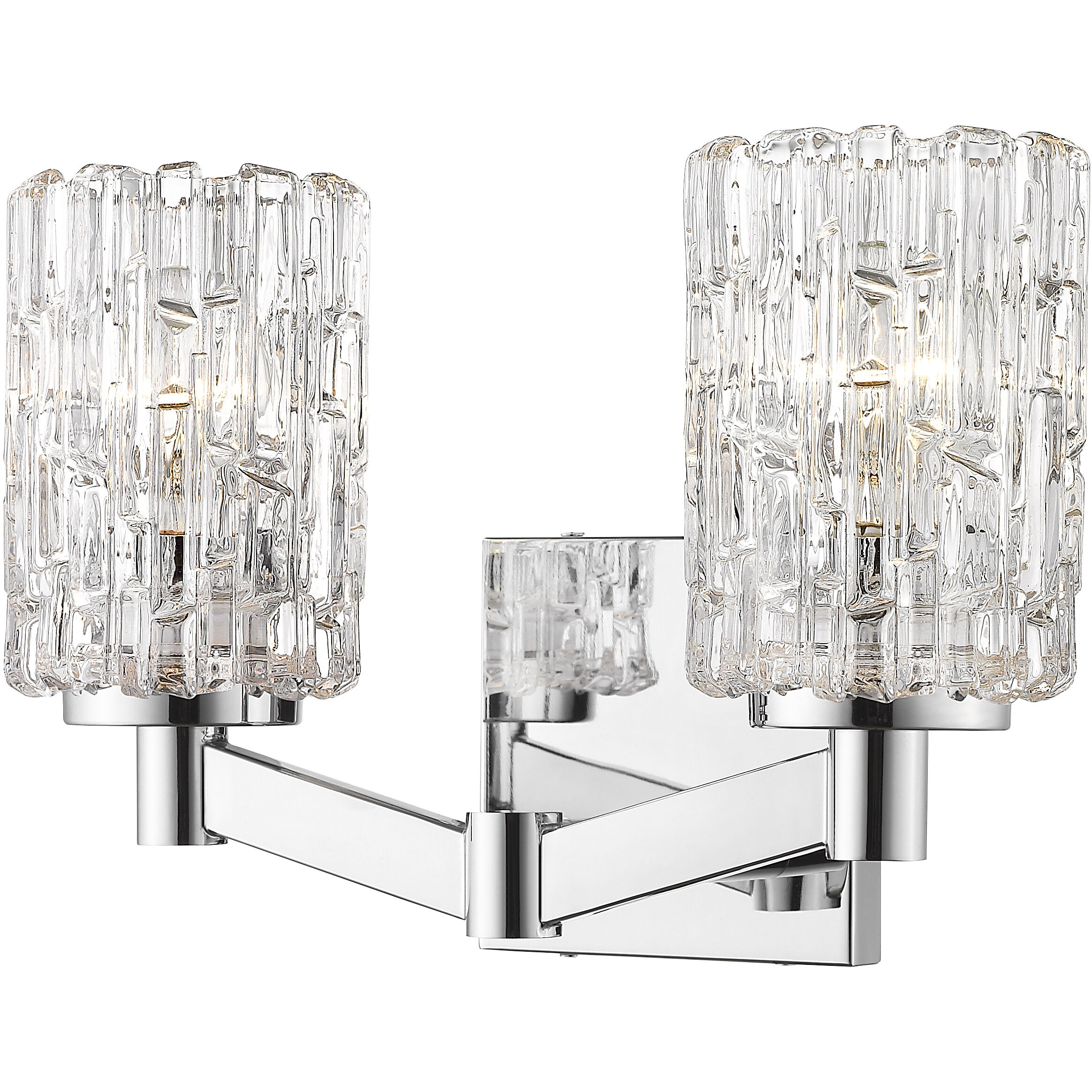 Aubrey 2 Light 13.5 inch Chrome Vanity Wall Light