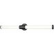 Warwick LED 40.25 inch Matte Black Bath Vanity Wall Light