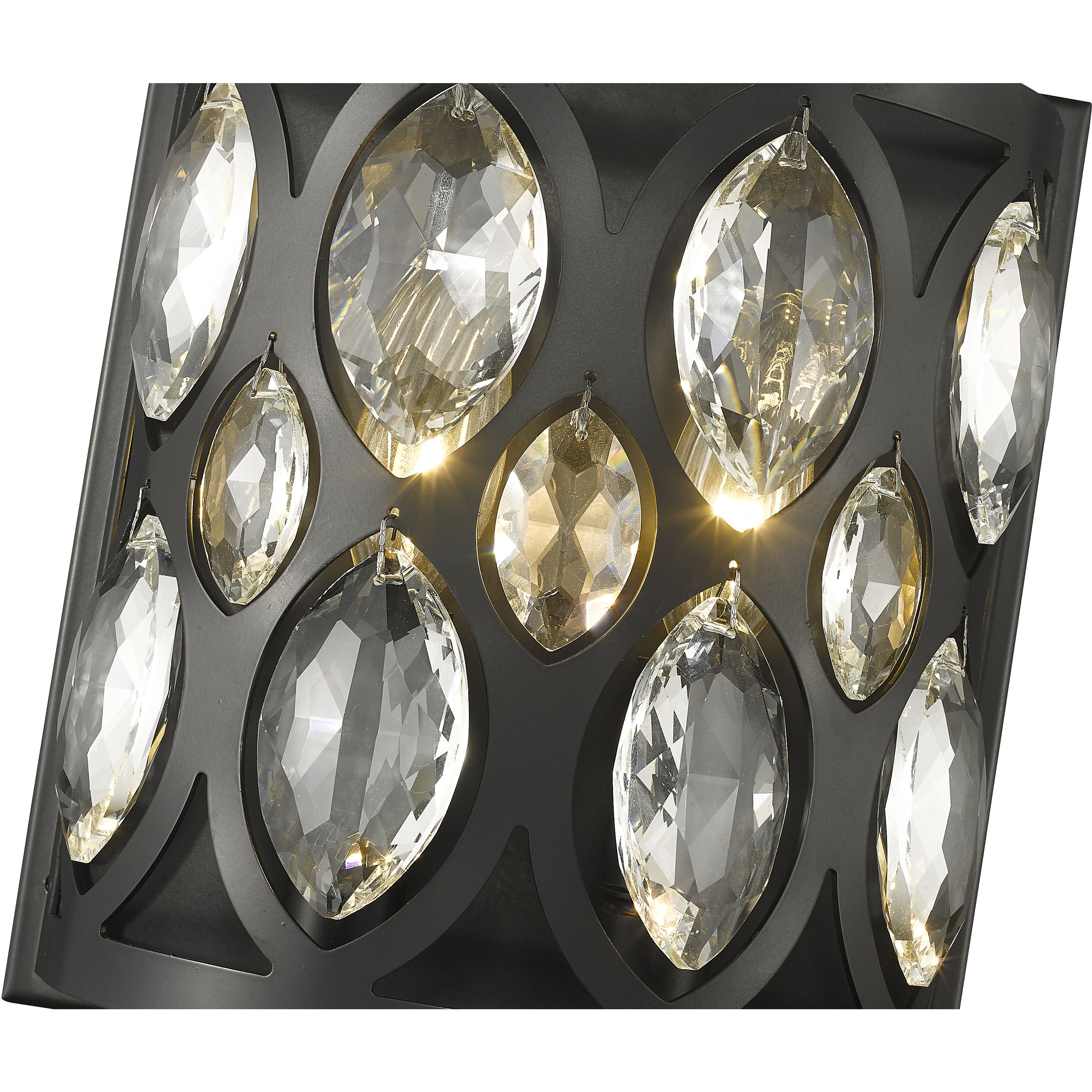 Dealey 2 Light 8.25 inch Matte Black Wall Sconce Wall Light